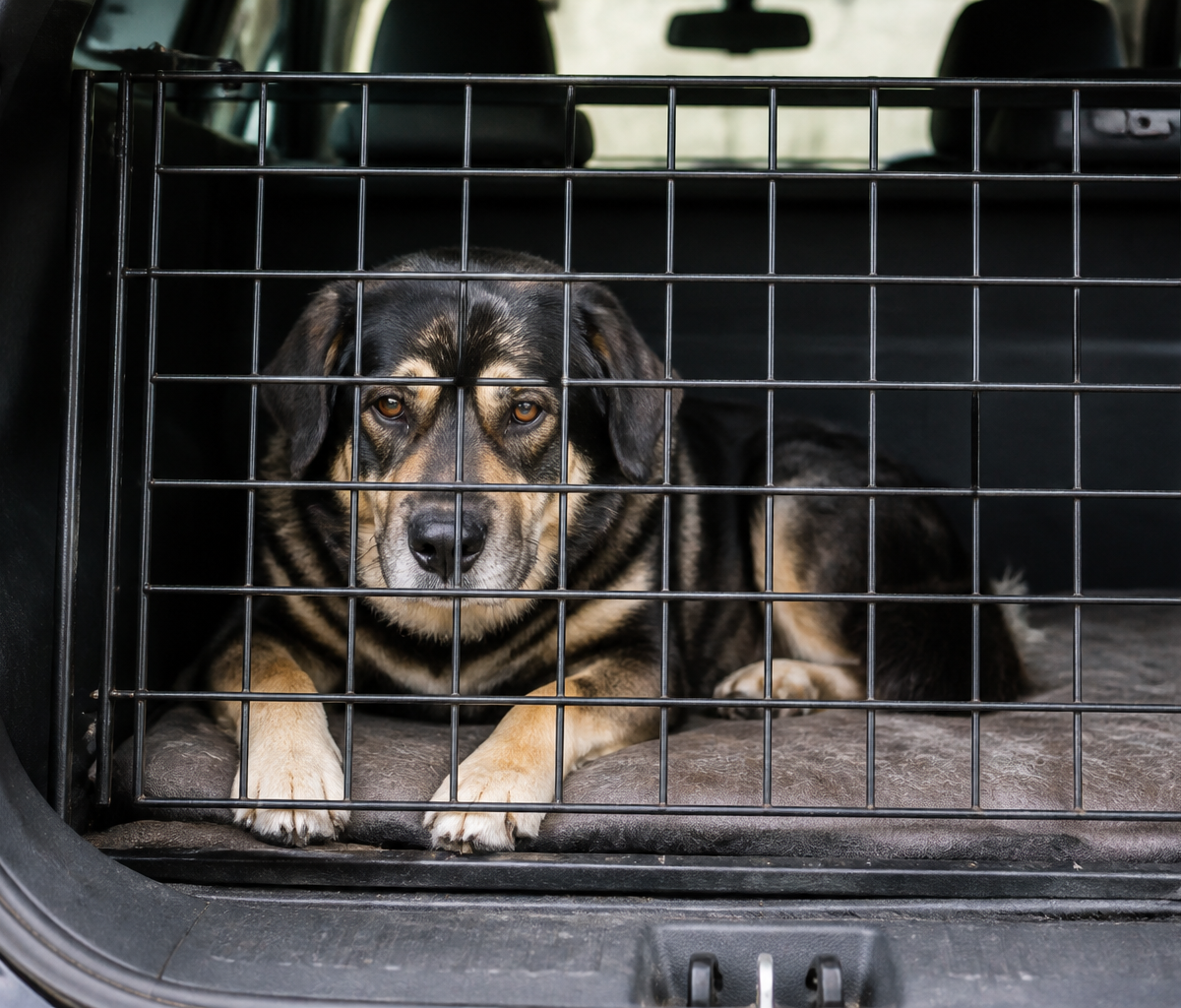 panier chien grille robuste metallique fixe